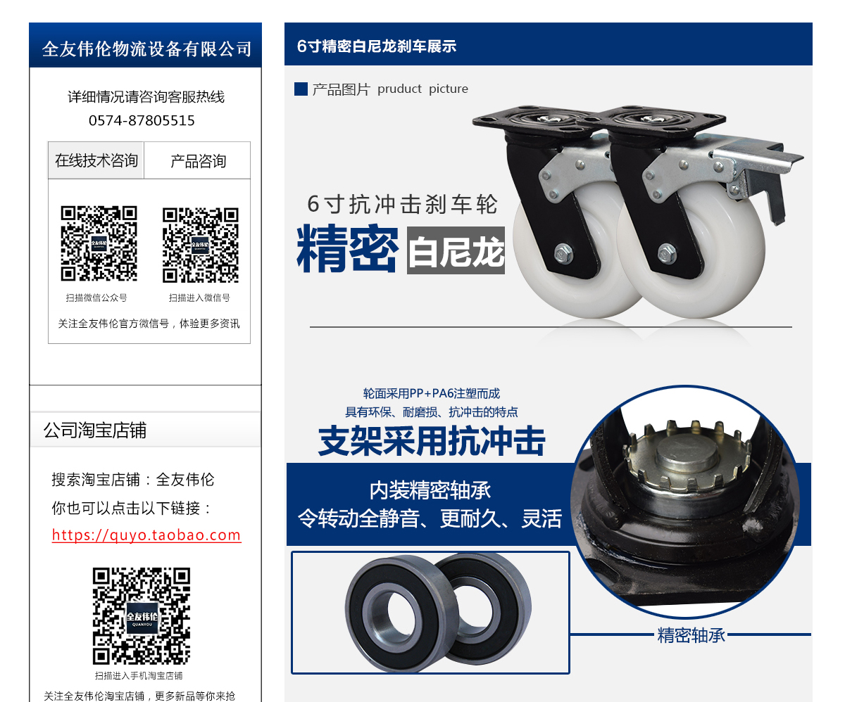 6寸抗沖擊尼龍剎車輪2.jpg