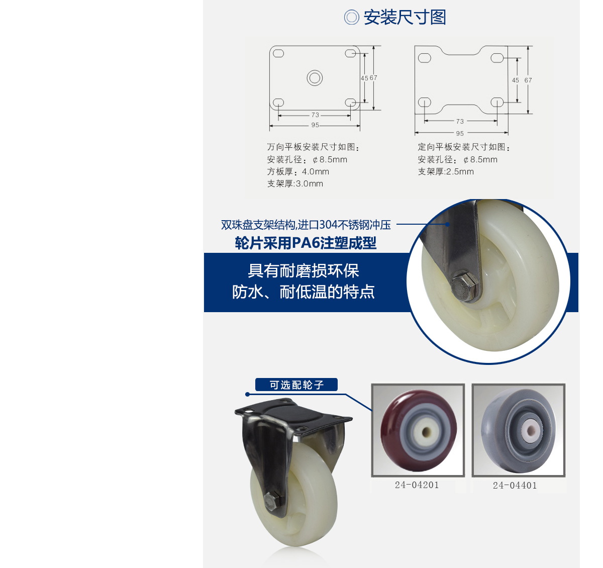 4寸不銹鋼尼龍定向輪2.jpg