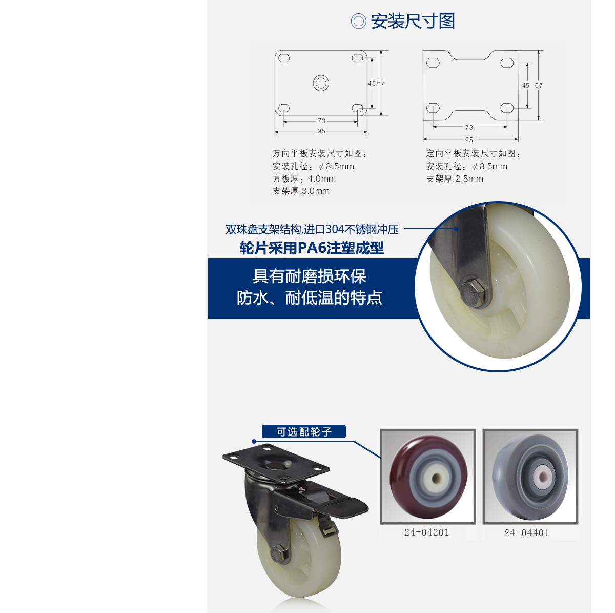 4寸不銹鋼尼龍剎車輪3.jpg