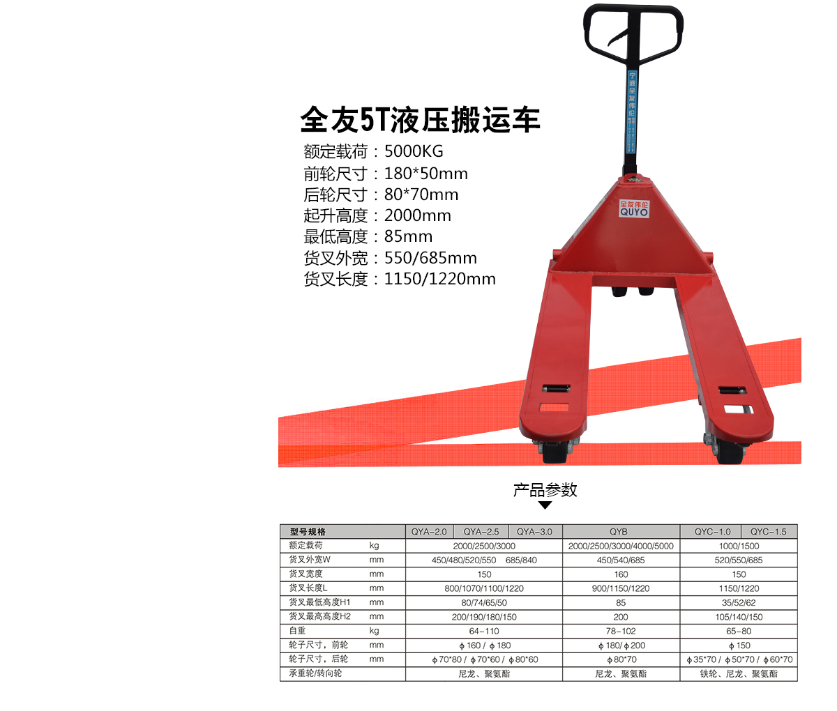 全友5T鐵芯尼龍輪液壓車(紅色)5.jpg