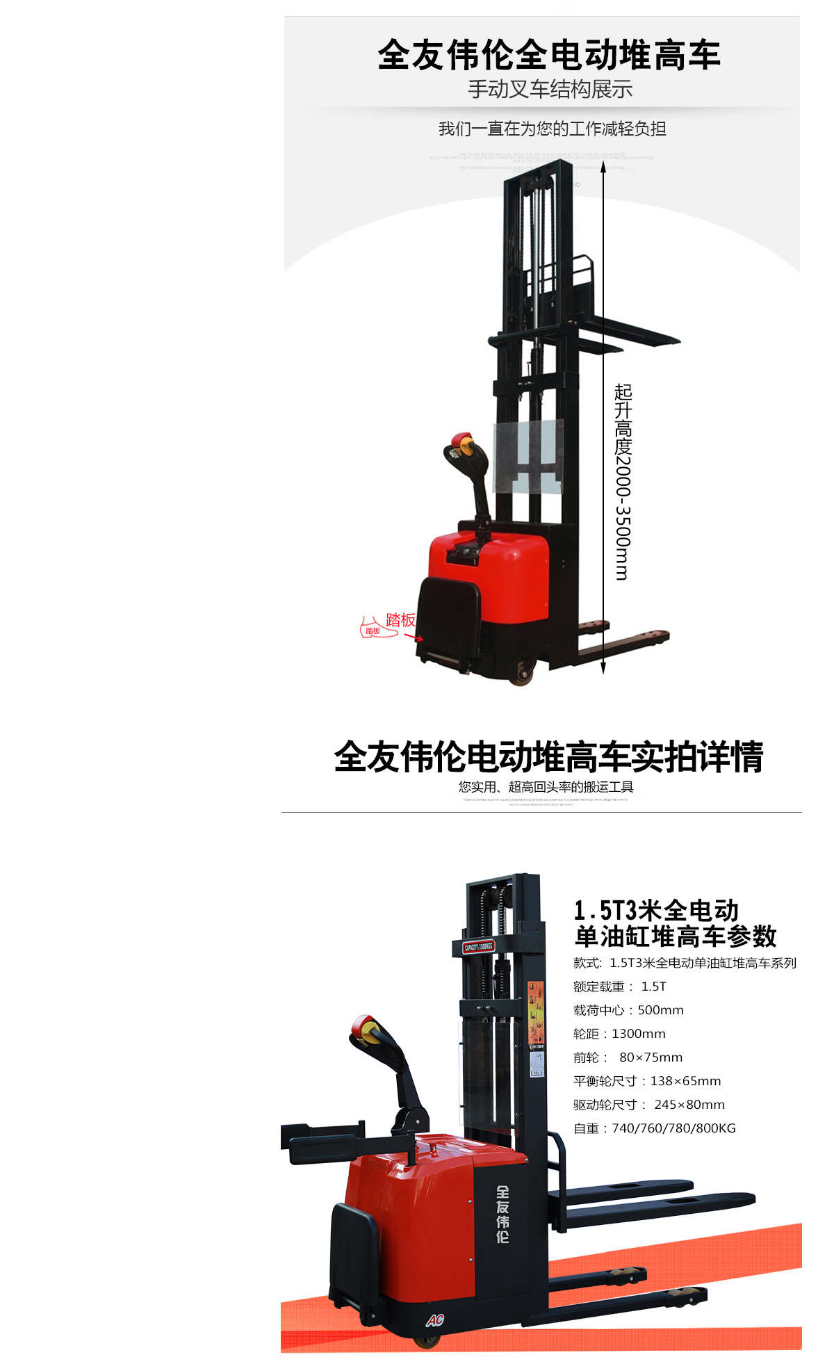 1.5T3米全電動(dòng)單油缸堆高車4.jpg